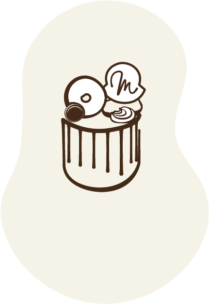 Home 3 Tort eveniment ilustratie Cream